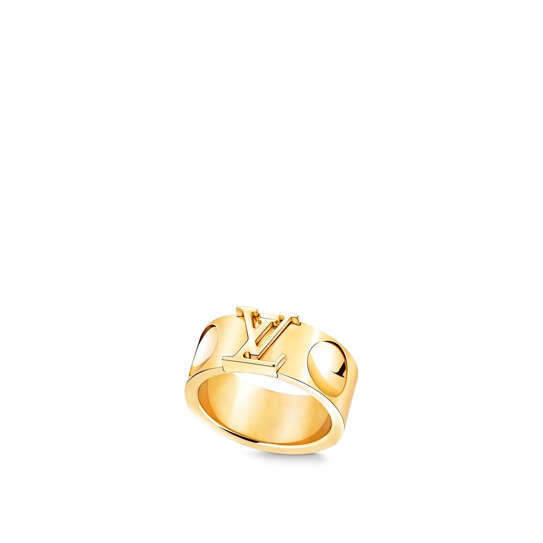 Empreinte Large Ring, Yellow Gold - Jewelry - Louis Vuitton